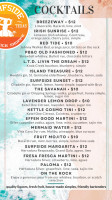 Surfside Sandwich Shoppe menu