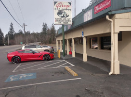 The Garage Grill outside