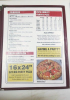 Papa Jimmie's Bbq, Pizza More! menu