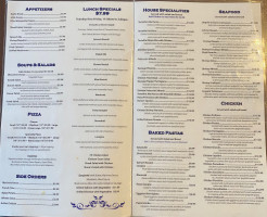 Roma Italian menu