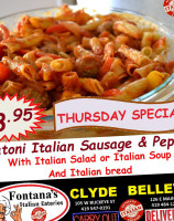 Fontana's Italian Eatery food