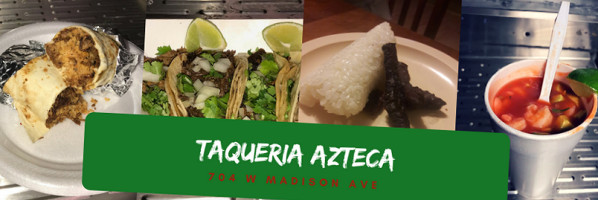 Taqueria Azteca food