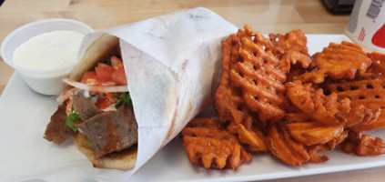 Mr. Gyros Burgers food