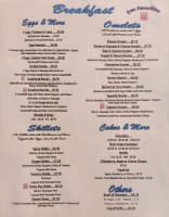 Peggy Sue's Diner menu