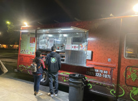 La Bamba Taco Truck inside