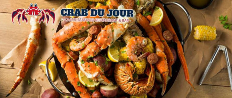 Crab Du Jour Cajun Seafood food