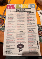 Bandidos menu