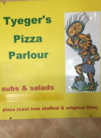 Tyeger's Pizza Parlour food