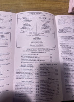 Golden Fountain menu