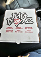 Big Boyz Pizza menu