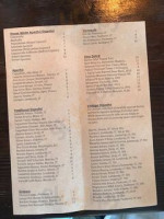 Spuntino menu