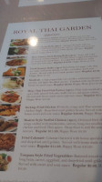 Royal Thai Garden menu