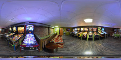 Kickback Pinball Cafe inside