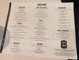 Spin a Yarn Restaurant menu