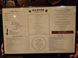 Wildfire menu