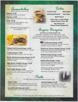 Foxfire menu