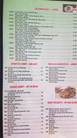 Phở Sunrise menu