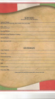 Fiore's menu