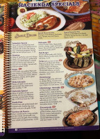 Hacienda San Antonio Mexican And Taqueria menu