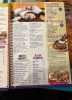 Hacienda San Antonio Mexican And Taqueria menu