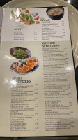 Tomo Japanese Steakhouse menu