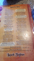 El Parral menu