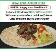 Cedar Grill Clermont menu