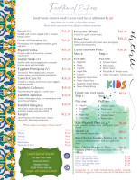 Armetta's menu