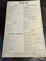 Rising Sun Kitchen menu