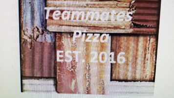 Teammates Pizza menu