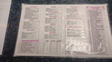 China Town menu