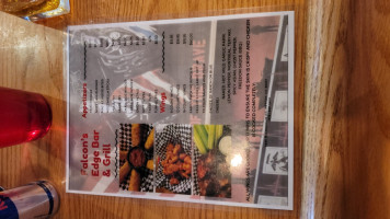 Falcon's Edge Grill menu