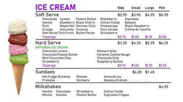 Yolo Frozen Yogurt menu