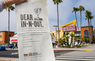 In-n-out Burger outside