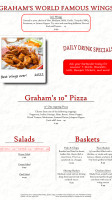 Graham's Beach Grill menu