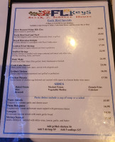 Florida Keys Steak Lobster House menu