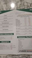 Rafael's Italian menu