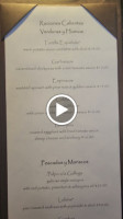 Harvest Vine menu