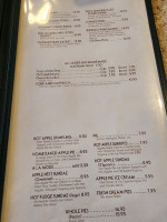 Apple Annies menu