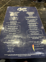 The Oyster Palace Station menu