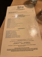 Heston Supper Club menu