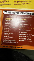 Bob's Diner menu