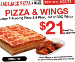 Blackjack Pizza Salads food