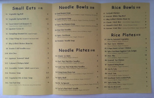 Lulu's Noodles menu