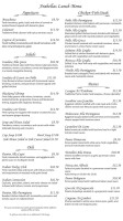 Bistro Pizza menu