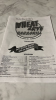 Wheat Rye Steak House menu