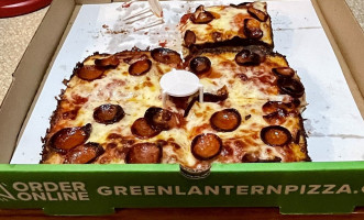 Green Lantern Pizza food