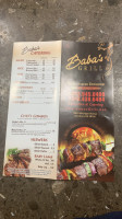 Baba's Grill menu