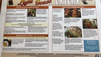 Light House Eatery menu