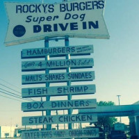 Rocky's Burgers food